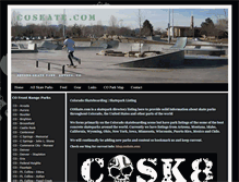 Tablet Screenshot of coskate.com